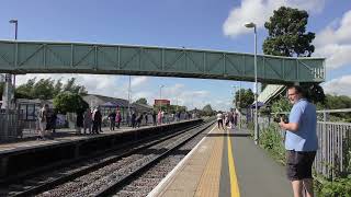 2018 06 16 Trains at Ashchurch for Tewkesbury with 60009 UNION OF SOUTH AFRICA [upl. by Nester]