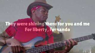 ABBA  Fernando Bass cover with Lyrics ♪ [upl. by Sabba]