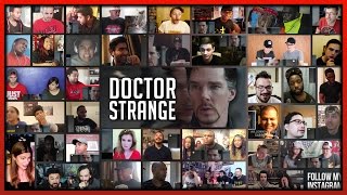 DOCTOR STRANGE Official Trailer 2 MEGA Reactions Mashup 50 People [upl. by Xena]