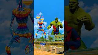 transform into hulk to help spider man destroy siren head pop itshorts [upl. by Mcgrody877]