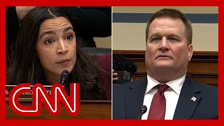 It is simple You name the crime AOC has contentious exchange with Biden probe witness [upl. by Doley]