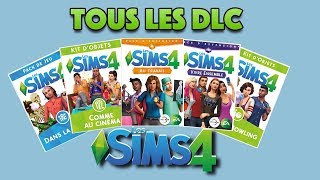 Les Sims 4 PS4  DÉTAILS ET DATE DE SORTIE DES DLC ET EXTENSIONS SUR CONSOLE [upl. by Kcirderf]