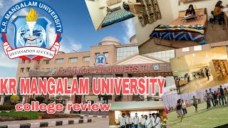 K R MANGALAM UNIVERSITY  An Honest Review  College Review  BTech  jee 2022 [upl. by Jeannie]