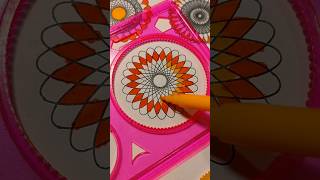 Geometric Art With Spirograph 2025 ❤️ shortsfeed shorts viralvideo [upl. by Ahsiral449]