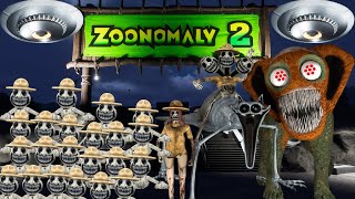 Zoonomaly 2 Full Gameplay Trailer  New 9999 legless monster vs catnap as mount [upl. by Anayik]