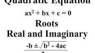 Imaginary Numbers and Roots of a Quadratic Equation [upl. by Nayve]