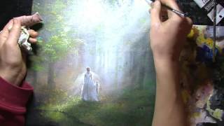 Akaine Kramarik Painting Guidance with Silent Night Music 1216 [upl. by Lenora]