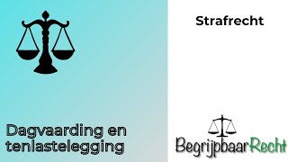 dagvaarding en tenlastelegging [upl. by Morty]