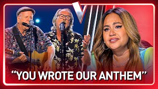 AUSTRALIAN LEGENDS make the coaches EMOTIONAL with their Blind Audition  Journey 360 [upl. by Amyas255]