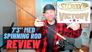 St Croix Victory 73quot M Spinning rod REVIEW A certified gem [upl. by Miranda]