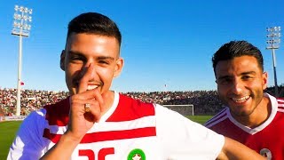 VOETBALLEN IN MAROKKO RAPPERS amp LEGENDES  TOUZANI VLOG [upl. by Nyrat]