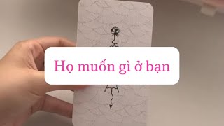 ONLY TAROT  HỌ MUỐN GÌ Ở BẠN [upl. by Dottie]