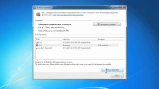 MCTS 70680 Disk Defragmenter in Windows 7 [upl. by Nomzaj]