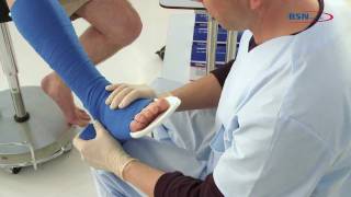 Synthetic splinting reinforced posterior leg splintENby BSN medical [upl. by Marteena]