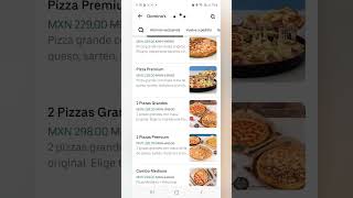 2 pizzas Dominos Pizza 148 o 168  salsa extra 🍕 UberEats UberOne Uber dominos pizza méxico [upl. by Nna]