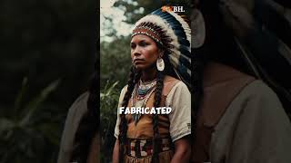 Native American The Myth of Pocahontas part 1 blackhistory shorts nativeamerican ai yt [upl. by Garris]