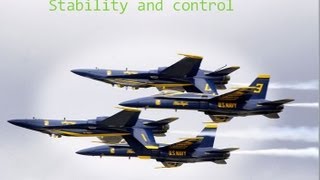 Aerodynamics for Pilots Lecture 4 Stability and Control [upl. by Tia]