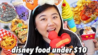 What to Eat at DISNEY on a BUDGET Best Disneyland amp DCA Foods UNDER 10 ish [upl. by Areht]