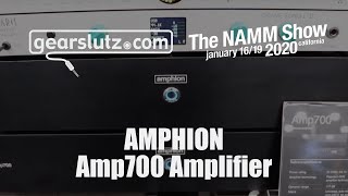 Amphion Amp700 Class D Power Amplifier  Gearslutz  NAMM 2020 [upl. by Philipines]