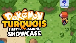 Pokemon Turquoise  Pokemon Rom Hack First ImpressionsShowcase [upl. by Thais]