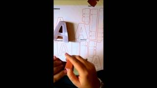 SnapDragon Snippets 3d letter a box Tutorial for Silhouette Cameo [upl. by Aurilia485]