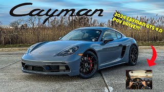 2024 PORSCHE CAYMAN GTS 40 POV DRIVE My Dream Car [upl. by Ikuy]