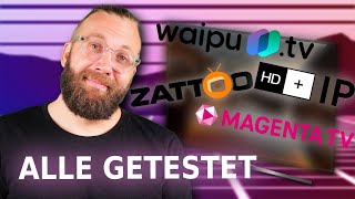 TV ohne Kabel  Zattoo Waipu amp Magenta [upl. by Ellerred267]