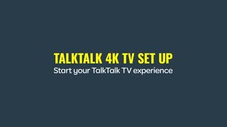 TalkTalk TV 4K Box  Setup [upl. by Anas]