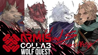 【ARMIS COLLAB】 WolfQuest Ive been practicing my Alpha Snarl [upl. by Virnelli]