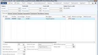 Dynamics AX 2012  General Journal [upl. by Gerstner]