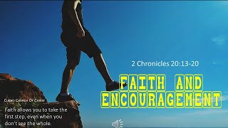 FAITH AND ENCOURAGEMENT 2 Chronicles 201320 [upl. by Yelats]