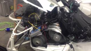 Vipec powersports new standalone plugin ECU startup on 2012 arctic cat 1100 turbo [upl. by Krenn508]