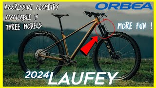 First look  New Orbea laufey 2024 aggresive geometry hardtail MTB [upl. by Yelnats]