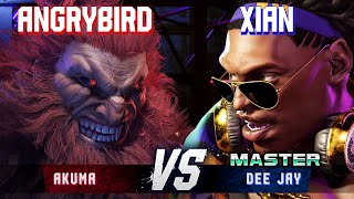 SF6 ▰ ANGRYBIRD Akuma vs XIAN Dee Jay ▰ High Level Gameplay [upl. by Solly]