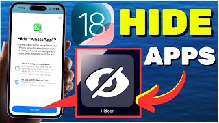 How To HIDE APPS On iPhone iOS 18 NEW [upl. by Coyle]