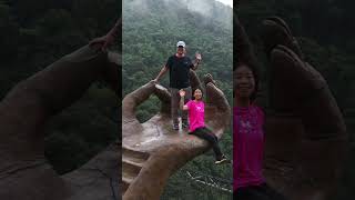 Climbing Buddhas Hand at Gulong Gorge 古龙峡 佛手 Qingyuan Guangdong [upl. by Sukin]