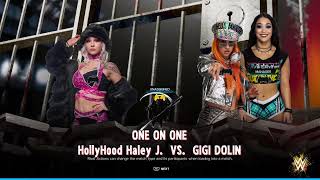 HollyHood Haley J vs Gigi Dolin  EKW Playground ep 62 Match 2 [upl. by Okihsoy]