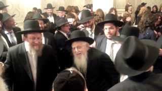 Rav Aaron Schechter dancing at a wedding [upl. by Nylatsirhc]