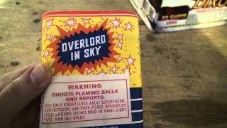 Firework Review Overlord in the Sky  OLD DOT C Fireworks [upl. by Weed173]