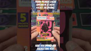 PANINI PREMIER LEAGUE ADRENALYN XL 2025 POCKET TIN OPENING youtubechamps premierleague shorts [upl. by Leatrice]