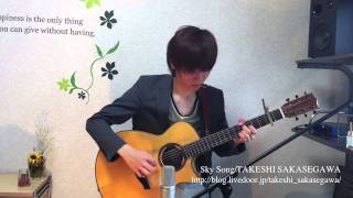 Sky Song Takeshi Sakasegawa Fingerstyle Acoustic Sologuitar [upl. by Nosecyrb]