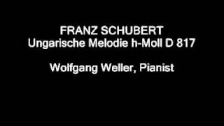 Schubert Ungarische Melodie hMoll D 817 Wolfgang Weller 2005 [upl. by Amoeji]