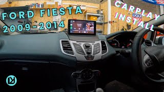 How to install Carplay in a Fiesta 20092017 [upl. by Dave692]