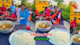 Chicken Spare Parts Kosha Left Hand Flip Funny Challenge Video [upl. by Aisercal]