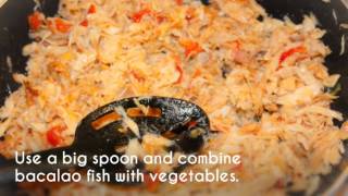 Bacalao fish recipe [upl. by Nikita300]