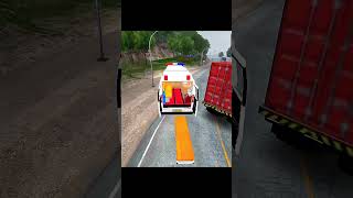 Ambulancemod ft Bus simulator indonesia Busgames Basuri Bussid shorts busgames bussid basuri [upl. by Montano]