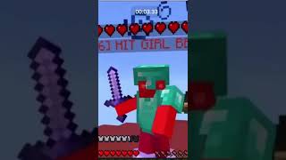 Cant Touch This minecraft combo 1v1 cubecraft shorts [upl. by Niliram]