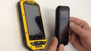 JCB Android Phone vs New Durrocomm Oberon Rugged Phone [upl. by Nnylatsyrk]