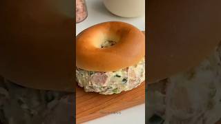 Bagel yummyrecipe food cuisiner cuisinelovers cuisinerecipe delicious cuisinescook cuisine [upl. by Galvin]