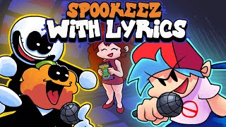 Spookeez WITH LYRICS By RecD  Friday Night Funkin THE MUSICAL Lyrical Cover [upl. by Atteroc]